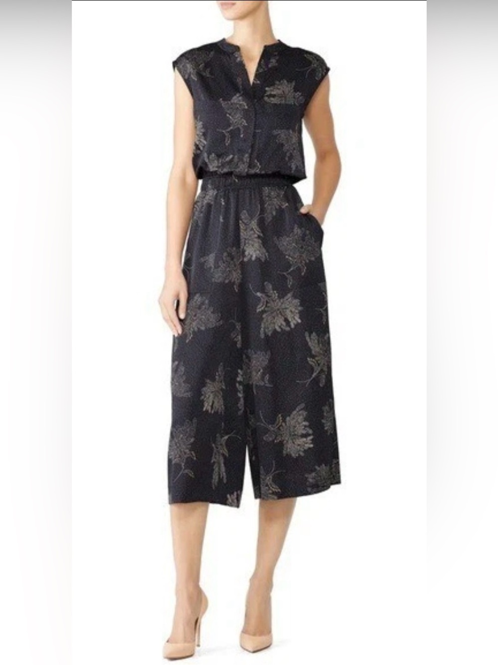 Vince Crop Jumpsuit